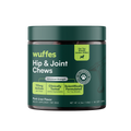 Container of hip and joint chews for small toy breed dogs with pork liver flavor